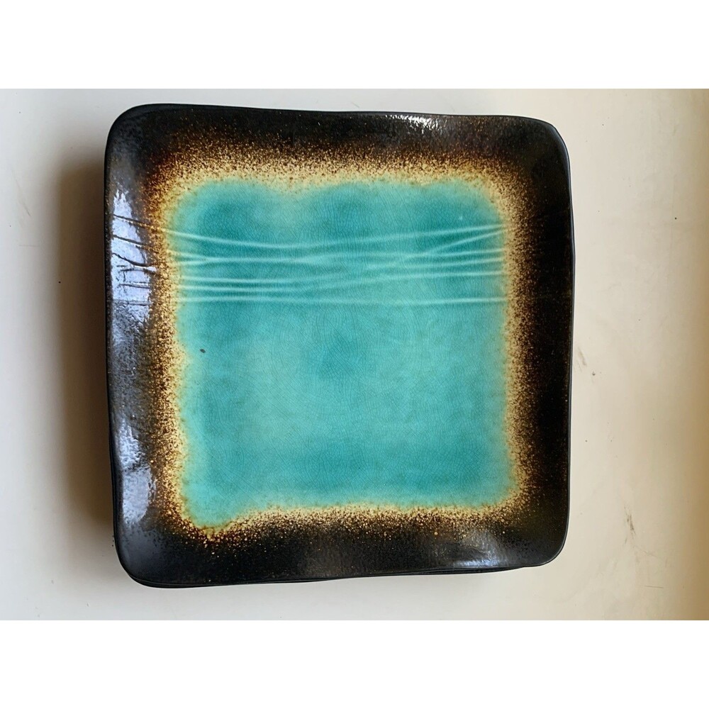 Galaxy Jade by Baum Brothers SQUARE Salad Plate 8.5”